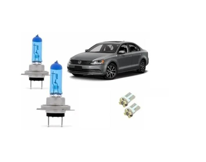 Imagem de Lampada Vw Jetta Super Branca Farol Baixo 8500K Homologada