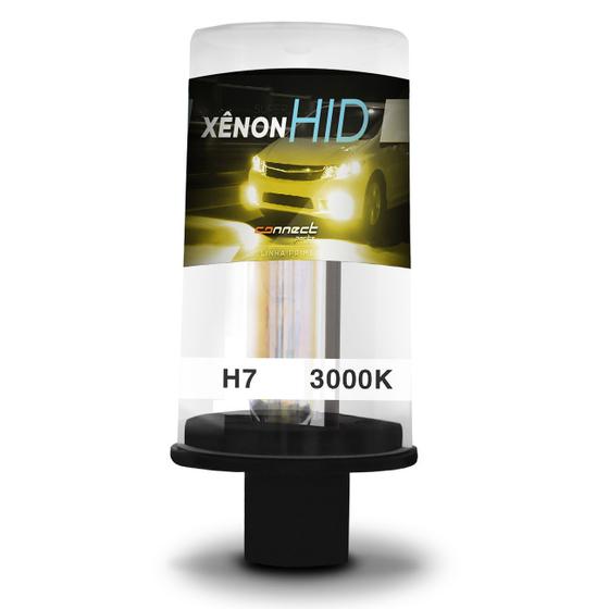 Imagem de Lâmpada Xênon Reposição H7 3000K 35W 12V Tonalidade Amarela Gold Aplicação Farol
