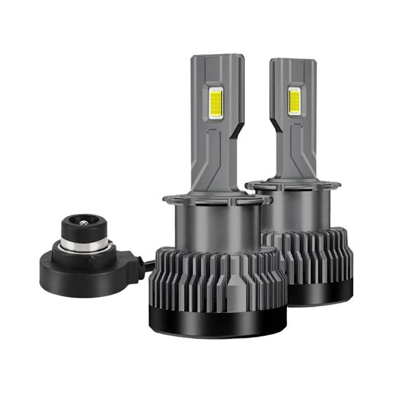 Imagem de Lâmpadas De Farol Led De Feixe Alto 30000lm 35w Canbus 6000k Plug Play Luzes De Carro D1s D3s D2s