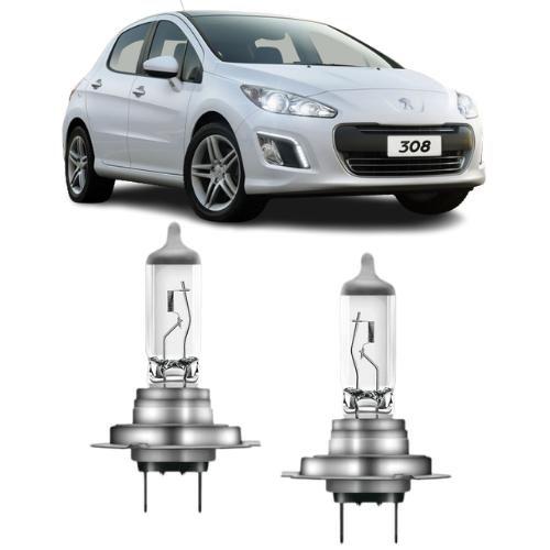 Imagem de Lampadas farol alto peugeot 308 2015 h7