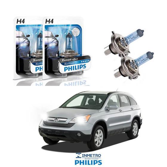 Imagem de Lâmpadas Farol Honda CR-V Philips H4 BlueVision