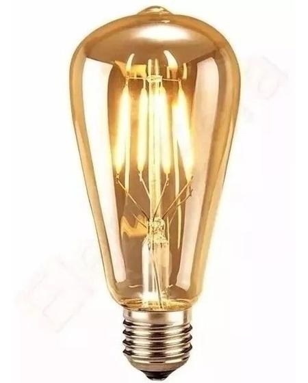 Lâmpadas Filamento Led Ballon ST64 Retrô Vintage E27 Menor preço em Lâmpadas Filamento Led Ballon ST64 Retrô Vintage E27