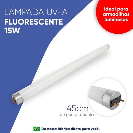 Imagem de Lâmpadas Fluorescente UV-A 15w