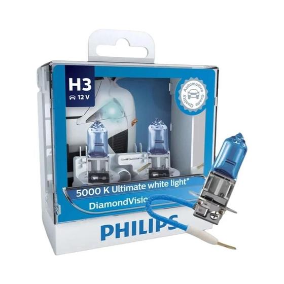 Imagem de Lâmpadas Halógenas Philips H4 H7 H11 HB3 HB4 H8 H1 H3 9005 - Alta Luminosidade