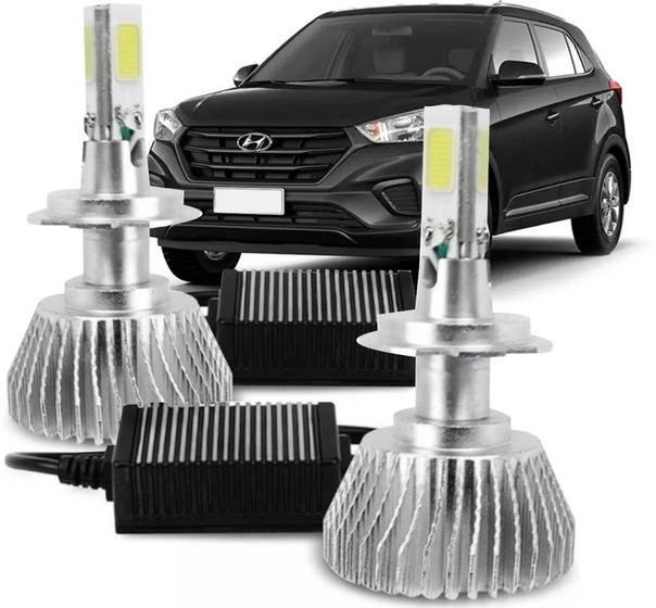 Lâmpadas Hyundai Creta 1.6 2017 2018 2019 2020 Super Led - Shocklight ...