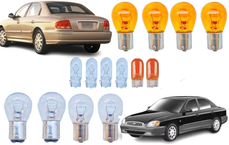 Imagem de Lampadas lanternas e giro hyundai sonata 2002 03 04 ate 2008