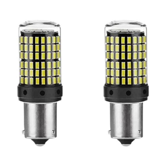 Imagem de Lâmpadas LED 12-48V 144SMD - Sinal de Ré, Pisca e Freio (BA15S, P21W, BAU15S, PY21W, 7440, W21W, P21/5W)