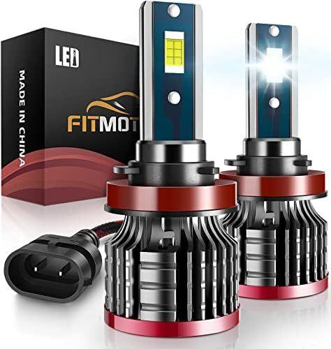 Imagem de Lâmpadas LED FITMOTORS H11/H8/H9 80W 16000 lúmens 6500K Pacote com 2