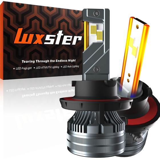 Imagem de Lâmpadas LED LUXSTER Punisher 2024 H13 40.000 LM 6000 K Pacote com 2