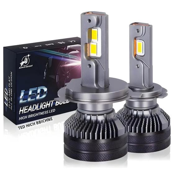 Imagem de Lâmpadas LED para Farol de Carro Dawnknight K5C (H7, H4, H1, H11) - 110W, 3000K/4300K, Duplo Tubo de Cobre