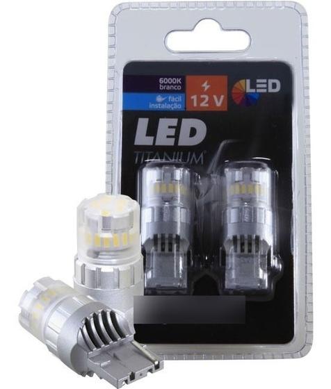 Imagem de Lampadas Led T20 Titanium 23 Smd 7440 1 Polo 12v Branco Top