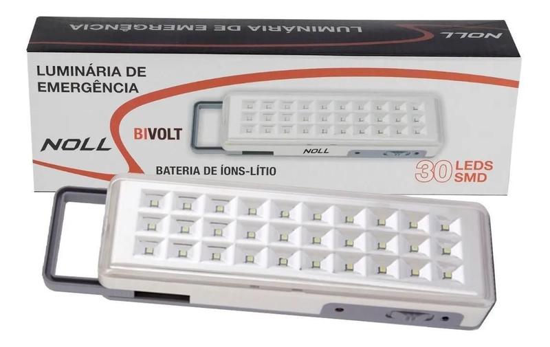 Imagem de Lâmpadas Luminária De Emergência 30 Leds Bivolt