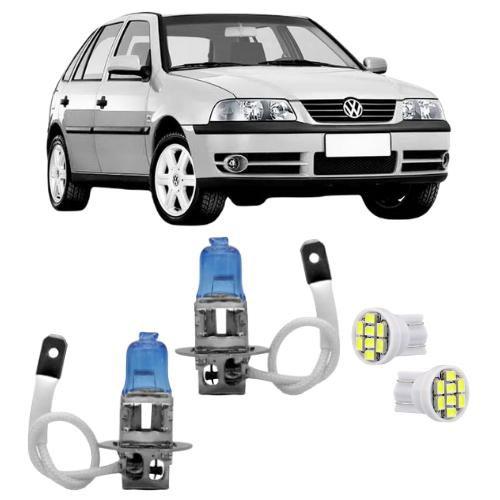 Imagem de Lampadas  Milha Gol G3 2000 01 02 03 04 2005 Efeito Xenon