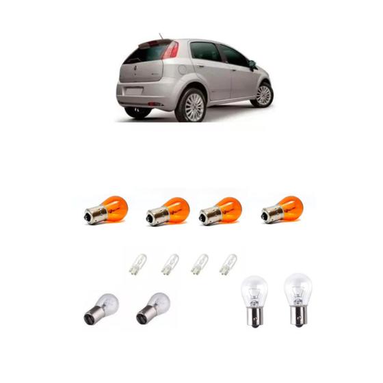Imagem de  Lâmpadas Para Lanterna Traseira  Seta  Ré E Freio Fiat Punto 2009 Até 2016