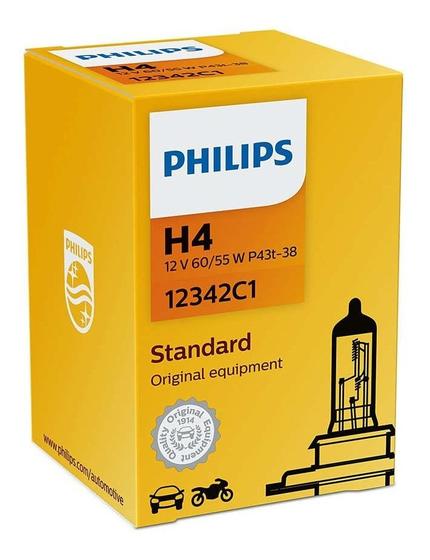 Lâmpadas Philips Para Faróis Automotivos H4 12342 12v 60/55w Menor preço em Lâmpadas Philips Para Faróis Automotivos H4 12342 12v 60/55w