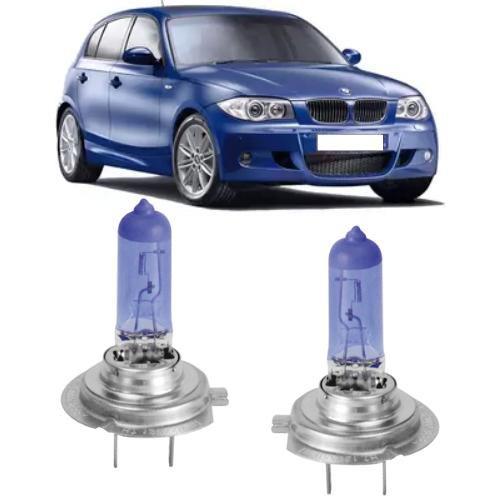 Imagem de Lampadas super branca farol alto bmw 120i 2005 adiante