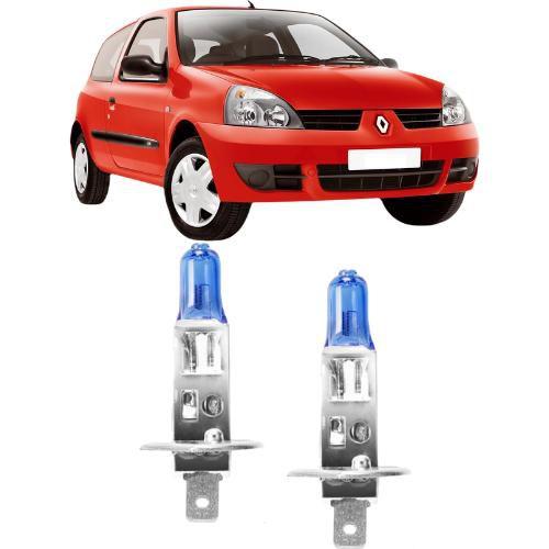 Imagem de Lampadas super branca farol baixo renault clio 2004 ate 2012