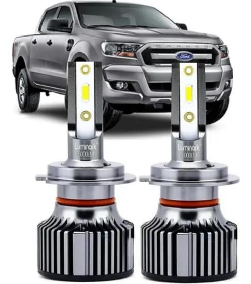 Imagem de Lampadas Super Led Mini Ford Ranger 2013 Á 2018 Farol Milha