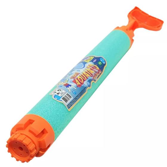 Imagem de Lança Água Super Aqua Jato Radical Brinquedo 40 Cm Colorida