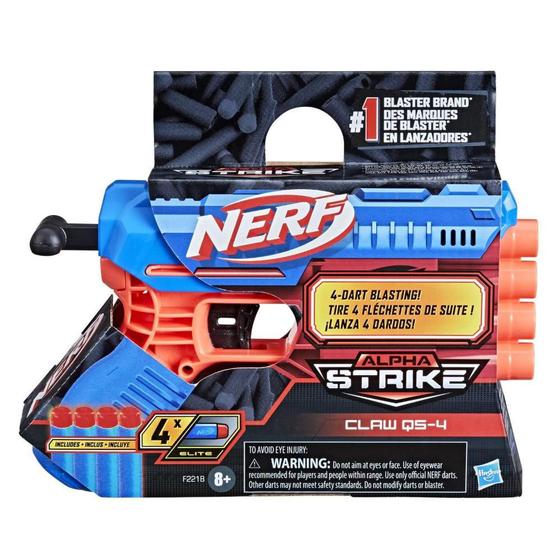 Imagem de Lança Dardos Alpha Strike Claw QS-4 Nerf Hasbro