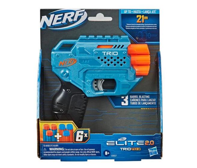 Imagem de Lança Dardos Nerf Elite 2.0 Trio TD 3 - Hasbro E9957