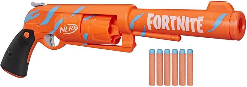 Imagem de Lanca Dardos Nerf Fortnite 6-SH, Envelopamento Camo Pulse e Tambor Giratorio - F2684 HASBRO