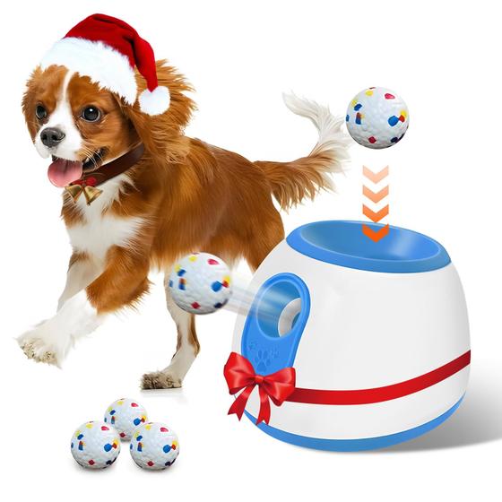 Imagem de Lançador Automático de Bolas Abdtech para Cães Pequenos - 3 Bolas Inclusas
