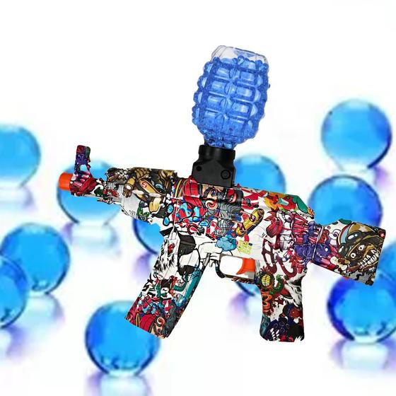 Lançador Automático Recarregável Lança Bolinha De Gel Elétrico Jogos Menor preço em Lançador Automático Recarregável Lança Bolinha De Gel Elétrico Jogos