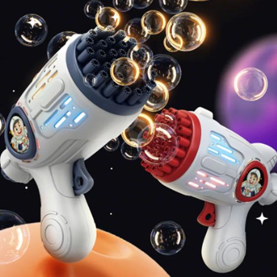 Imagem de Lançador Bolhas de Sabão Turbo Coelho Astronauta Brinquedo Presente Criança Menino Menina Aniversário TOP-242