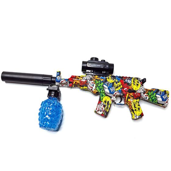 Lançador Bolinhas Gel Leão Orbeez AKM Menor preço em Lançador Bolinhas Gel Leão Orbeez AKM