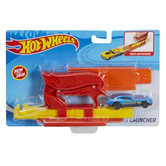 Lançador com carrinho hot wheels pocket launcher basico fth84 mattel ...