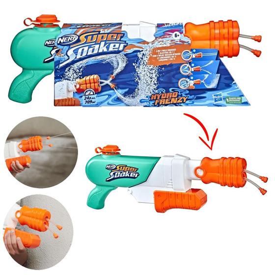 Imagem de Lançador de Água Nerf Super Soaker Hydro Frenzy Hasbro