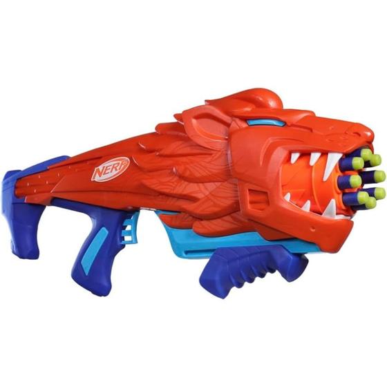 Imagem de Lançador de Dardos Nerf Wild Lionfury 16 Dardos F8646 - Hasbro