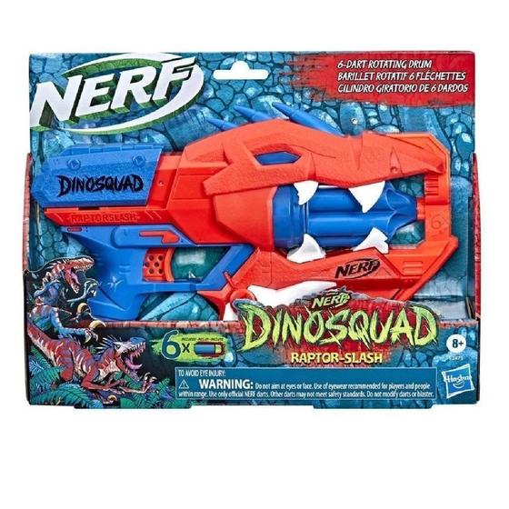 Imagem de Lancador Nerf Dinosquad Raptor Slash F2476 Hasbro Única