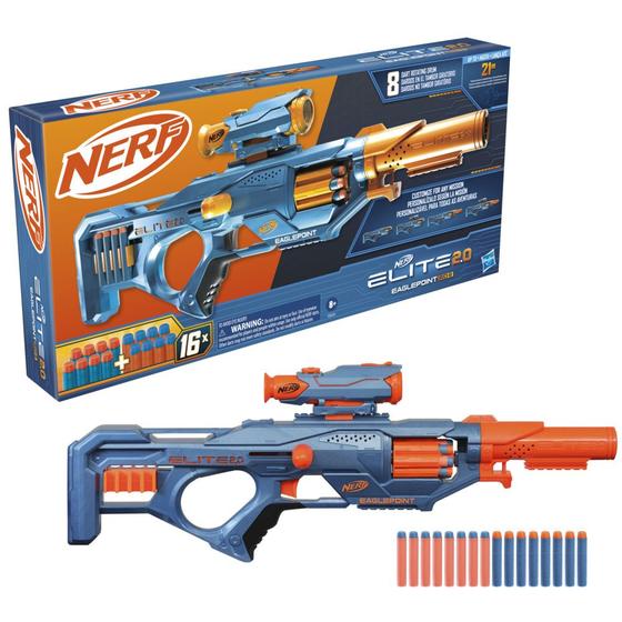 Imagem de Lançador Nerf Elite 2.0 Eaglepoint Rd-8 -com 16 dardos