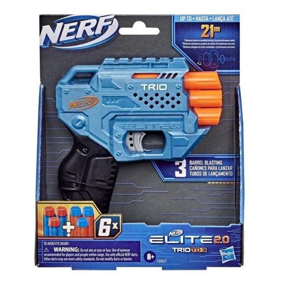 Imagem de Lançador Nerf Elite 2.0 Trio TD-3 Hasbro E9957