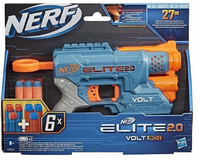 Imagem de Lançador Nerf Volt Sd-1 Elite 2.0 com 6 Dardos Original Hasbro