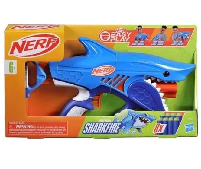 Imagem de Lançador Nerf Wild Sharkfire Design Tubarão- Hasbro F8645