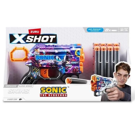 Imagem de Lançador X-Shot Skins Menace Sonic Super Speed Candide