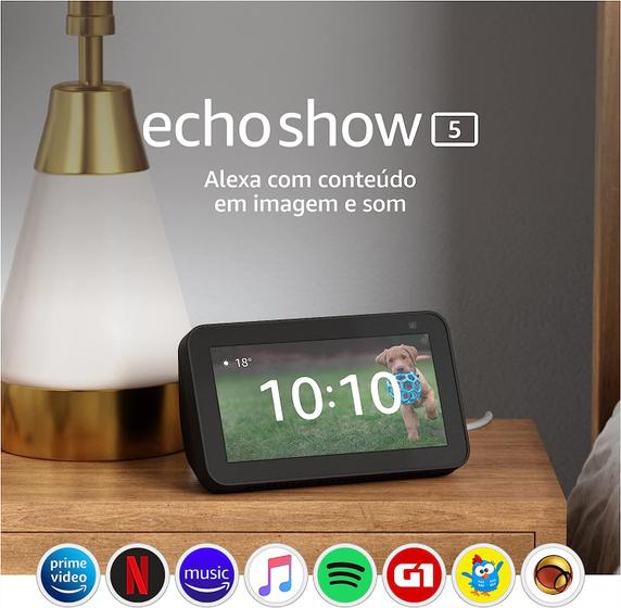 Imagem de Lançamento Amazon Echo Show 5 3ª Geração Alexa 2023 Original