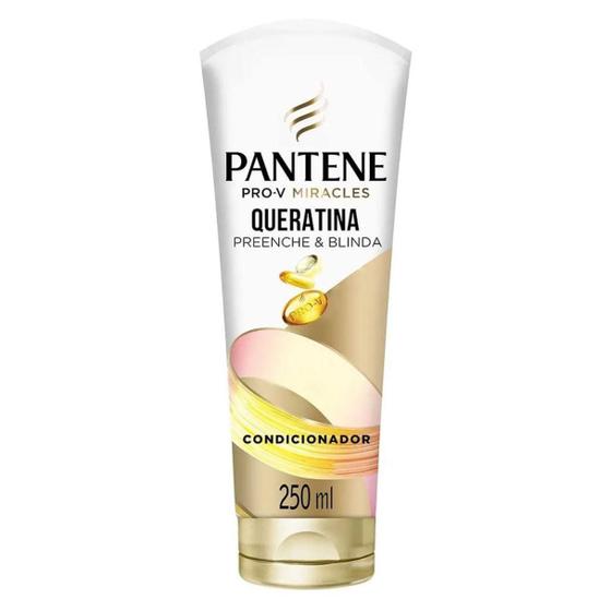 Imagem de Lançamento Condicionador Pantene Queratina Preenche Blinda