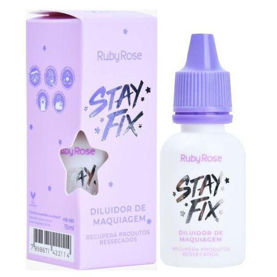 Imagem de Lançamento Ruby Rose - Diluidor de Maquiagem Stay Fix HB581