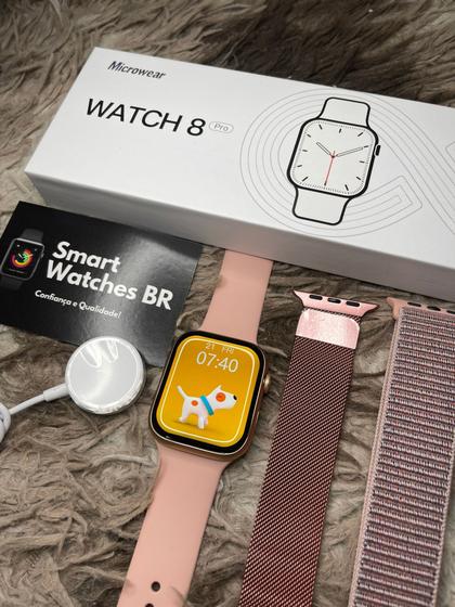 Lançamento SmartWatch Iwo W28 Pro Tela de 1.95 polegadas Série 8 + 2 pulseiras Menor preço em Lançamento SmartWatch Iwo W28 Pro Tela de 1.95 polegadas Série 8 + 2 pulseiras