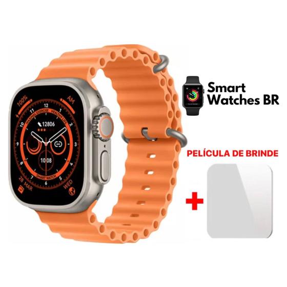 Lançamento SmartWatch Iwo W68 Ultra Max 49 mm Tela 2.2 Série 8 ...