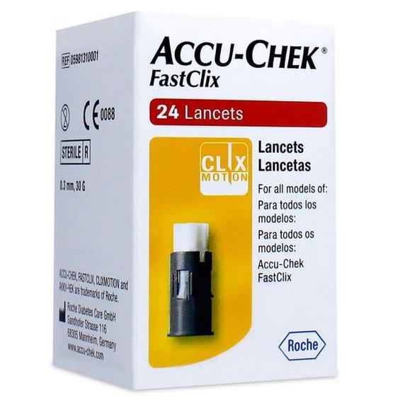 Imagem de Lanceta accu-chek fastclix com 24 Roche