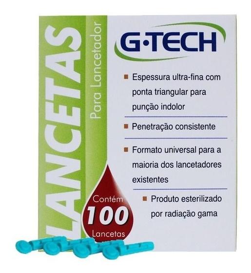 Imagem de Lanceta P/ Caneta Lancetadora G-Tech Caixa C/ 100 Und 30g