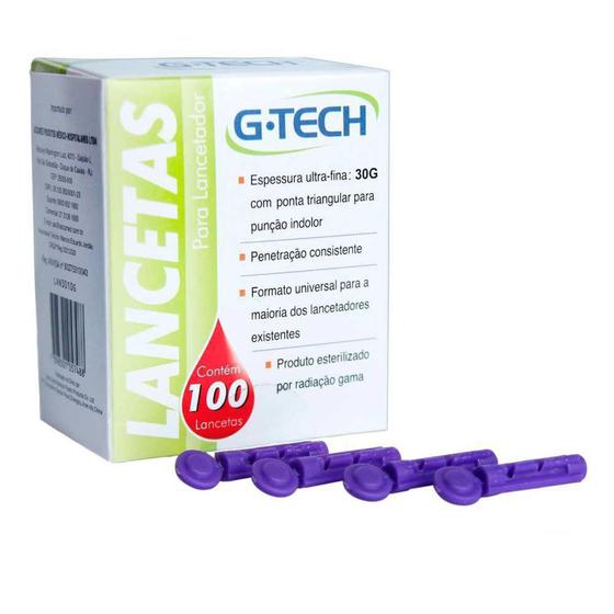 Imagem de Lanceta Para Lancetador 30G CX C/ 100 Un. G-Tech