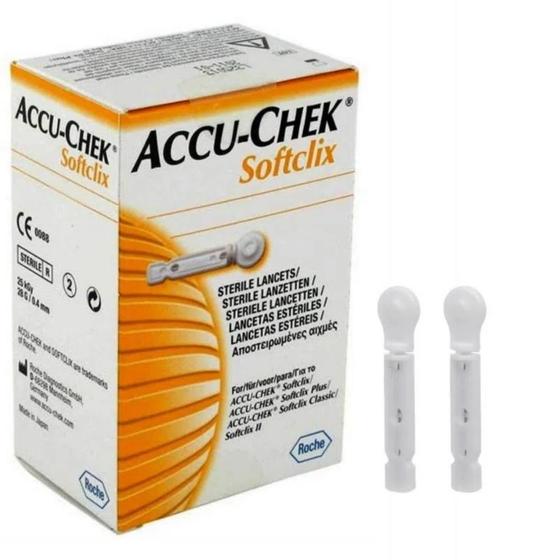 Imagem de Lanceta SoftClix Accu-Chek Com 10 Unidades