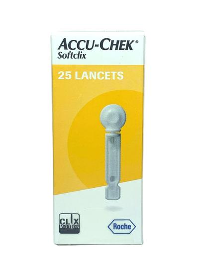 Imagem de Lancetas Accu Chek Softclix Caixa Com 25 Lancetas