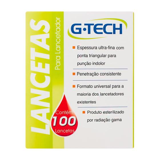 Imagem de Lancetas G-Tech 100 Unidades